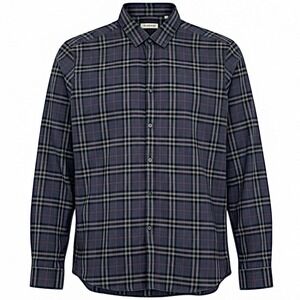 Burberry Brit Shirt Mens Large Classic Nova Check Long Sleeve Button Up Blue Red